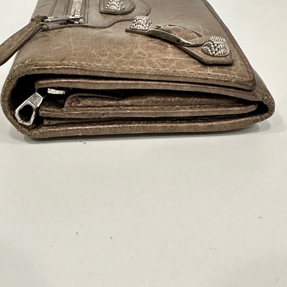 BALENCIAGA Leather Printed Continental Wallet - Picture 4 of 12